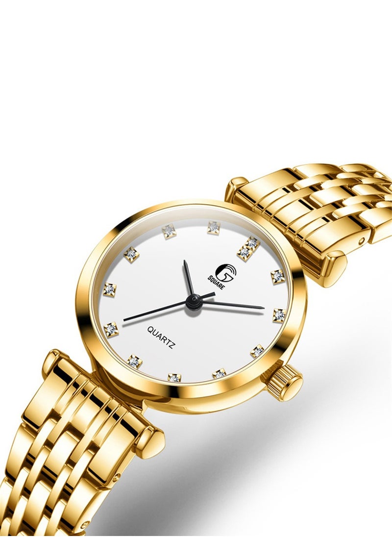 Gsquare Gsquare Women's Analog Quartz White Dial Stainless Steel Watch-5596  - Image 2