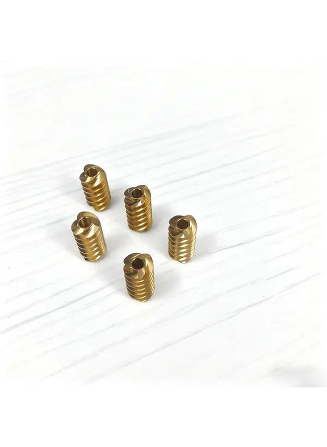 5pcs 0 8 Modular 3 Head Brass Worm Gear With 3 12mm Hole Durable Wear Resistant - Image 5