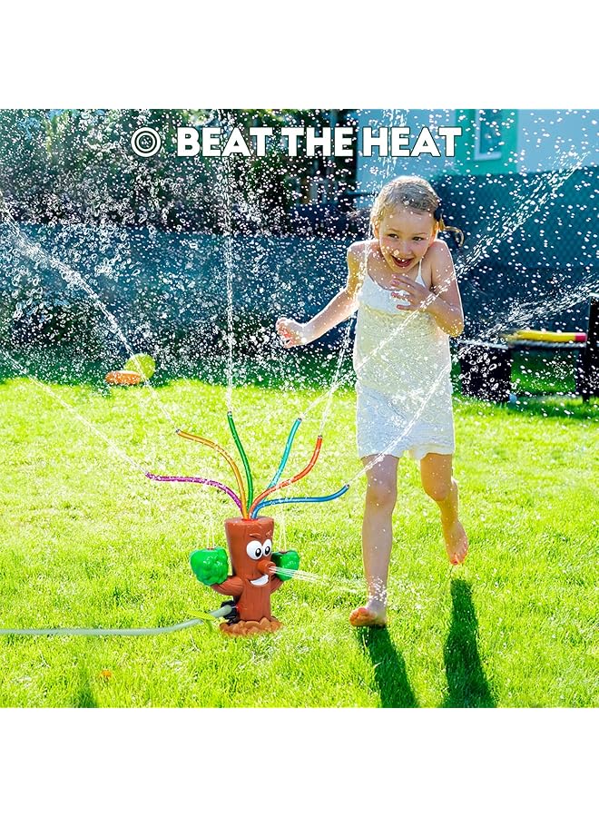 KASTWAVE Water Sprinkler For Kids Summer Outside Toys Backyard Games With 6 Wiggle Tubes Summer Sprinkler Toy For Lawn Backyard Outside Water Game For 3 4 5 6 7 8 Year Old Boys Girls Gift - Image 5