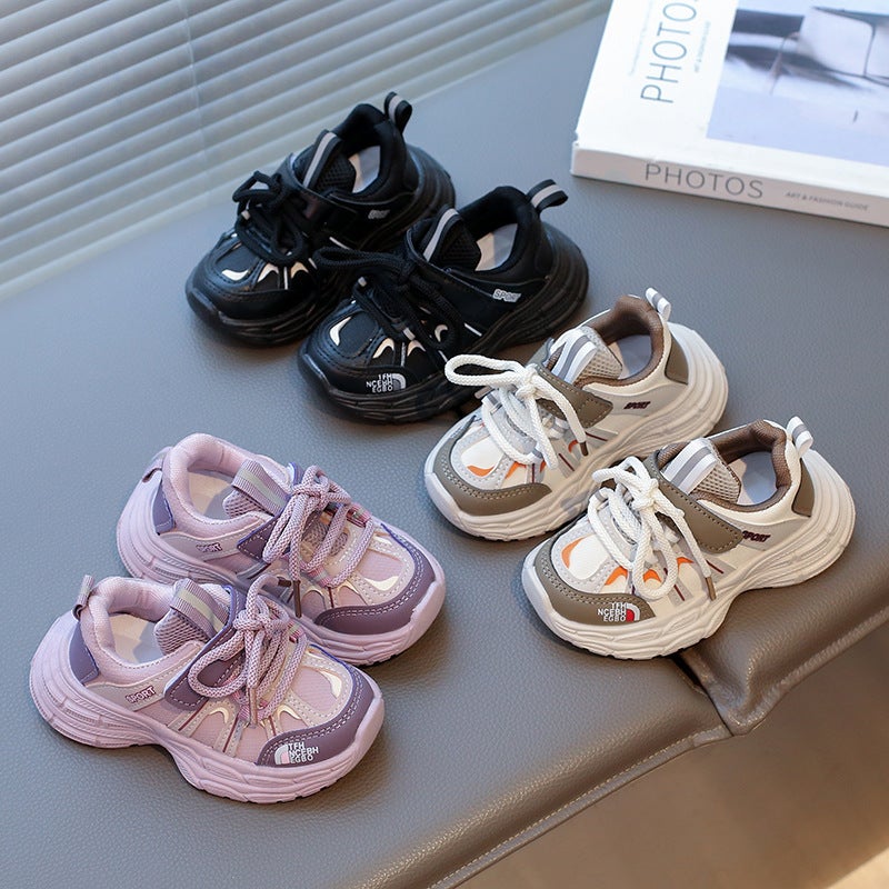 Mesh Sneakers Lightweight Flexible Sole Walking Shoes For Kids Indoor And Outdoor Activities - Image 2