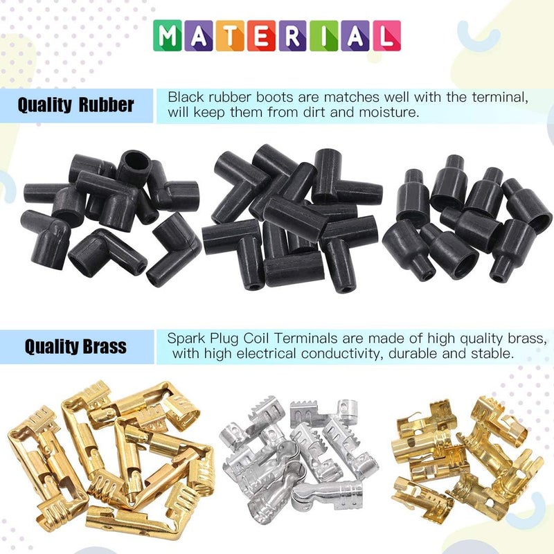 Glarks مجموعة أدوات ضغط أسلاك شمعات الإشعال من غلاركس 25 قطعة - Image 3