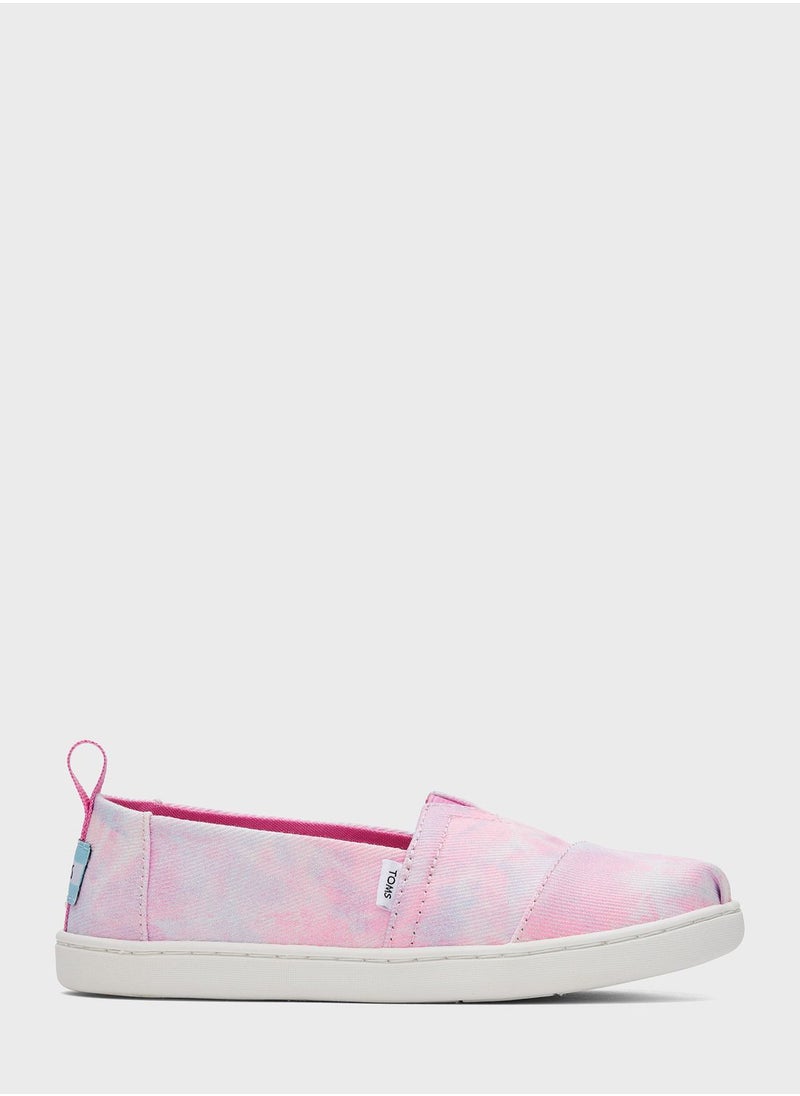 TOMS - Youth Tie Dye Slip Ons - Image 1