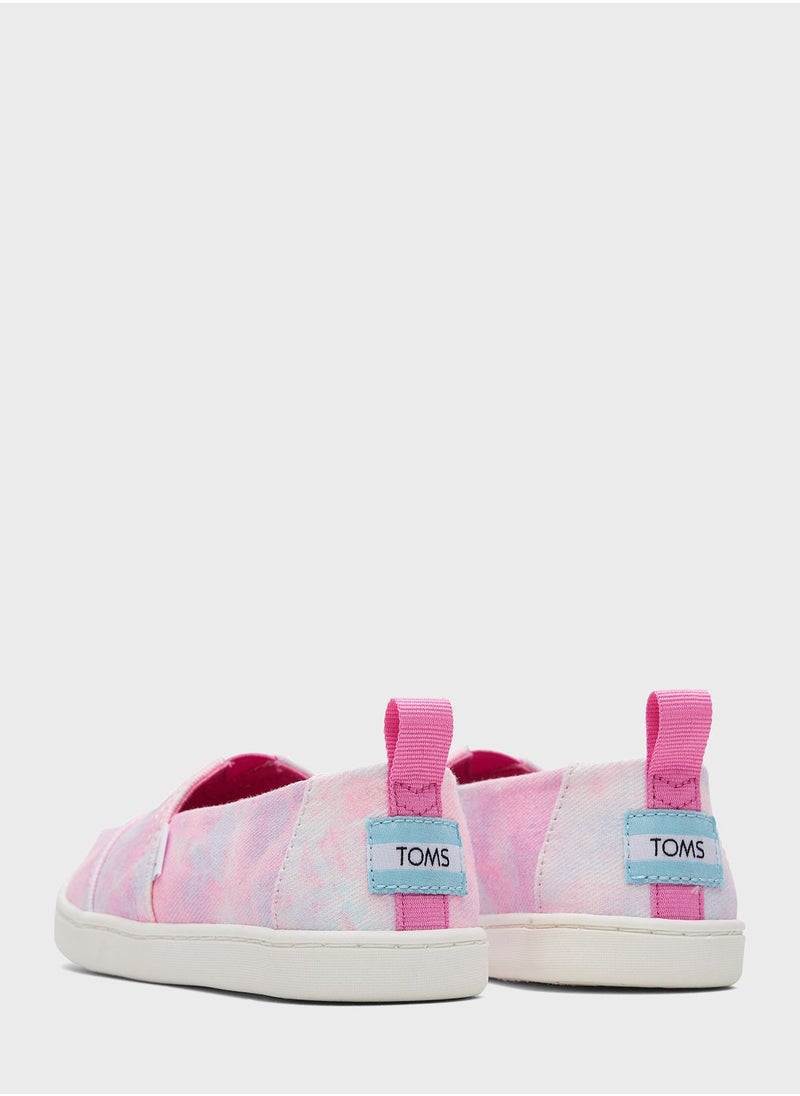 TOMS - Youth Tie Dye Slip Ons - Image 1