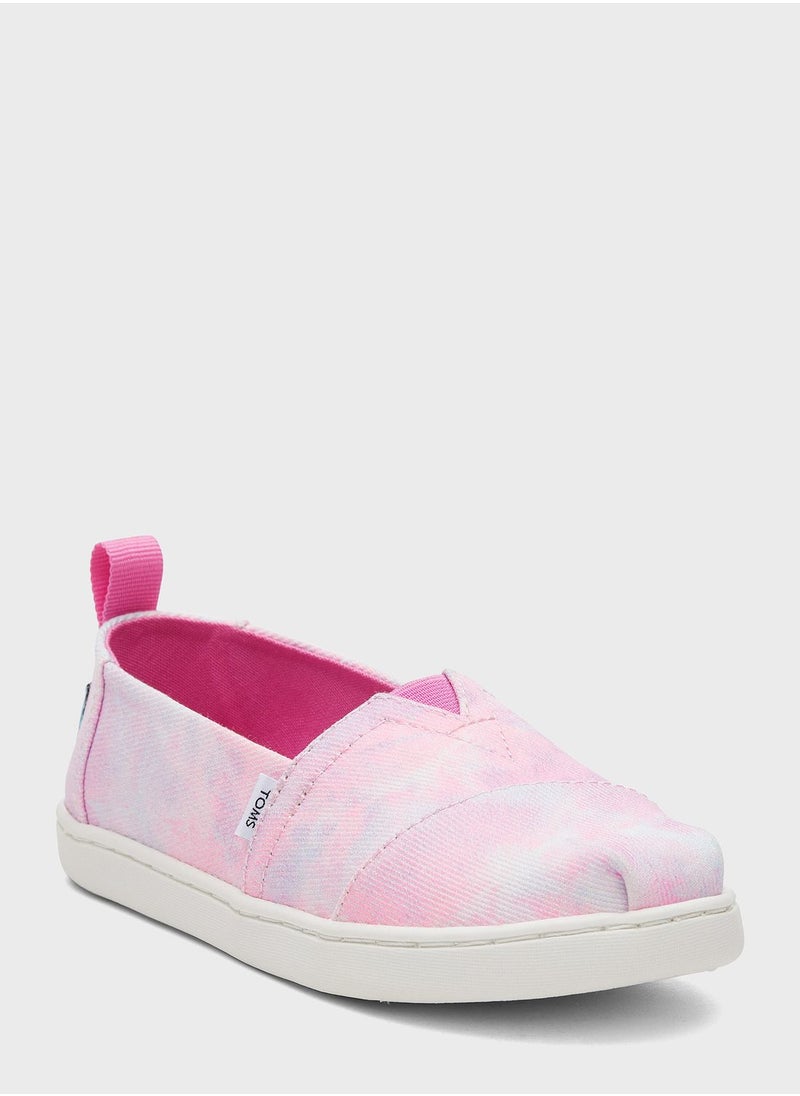 TOMS - Youth Tie Dye Slip Ons - Image 1