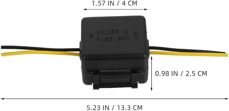 2Pcs Car Audio Power Filter Noise Isolator Reduces Interference Enhances Sound Performance Easy Installation - Image 4
