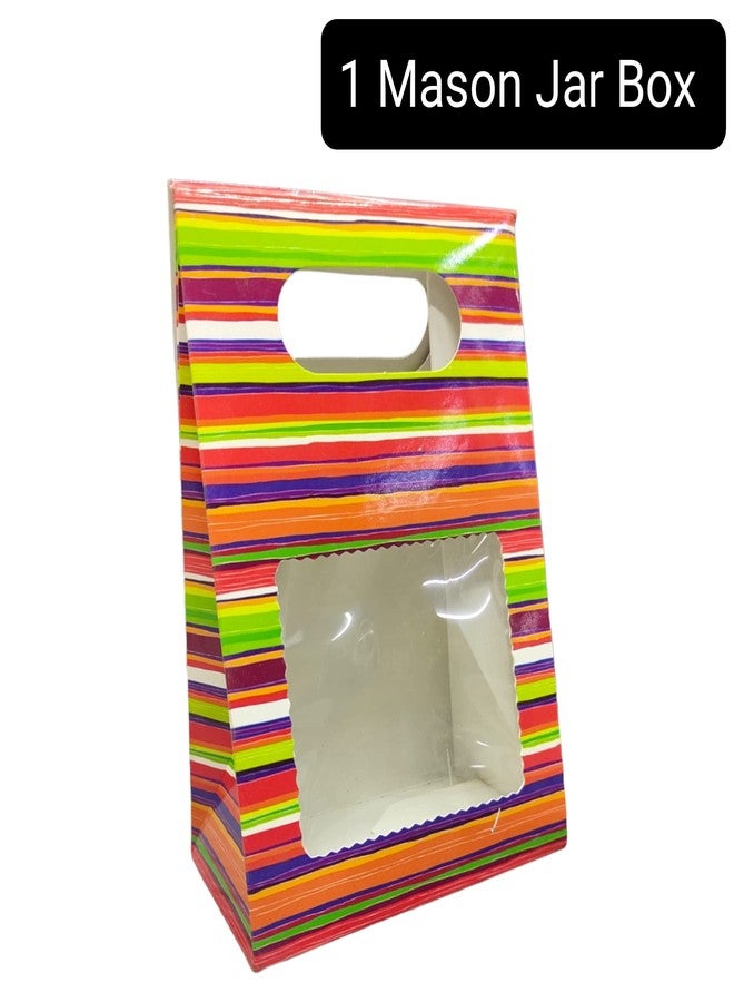 CAKE DECOR 1 Mason Jar Paper Carry Bags Printed- 03 Small (10 Pcs) - Image 4