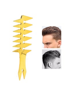 Qinlorgo Men'S Comb Double Sided Wide Tooth Comb Stable Durable For Unique Hair Style For Hair Styling(Gold)  - Image 4
