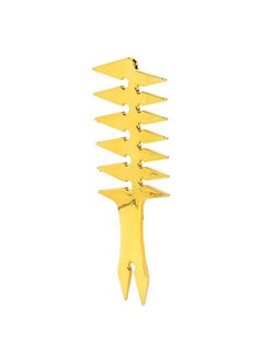 Qinlorgo Men'S Comb Double Sided Wide Tooth Comb Stable Durable For Unique Hair Style For Hair Styling(Gold)  - Image 1
