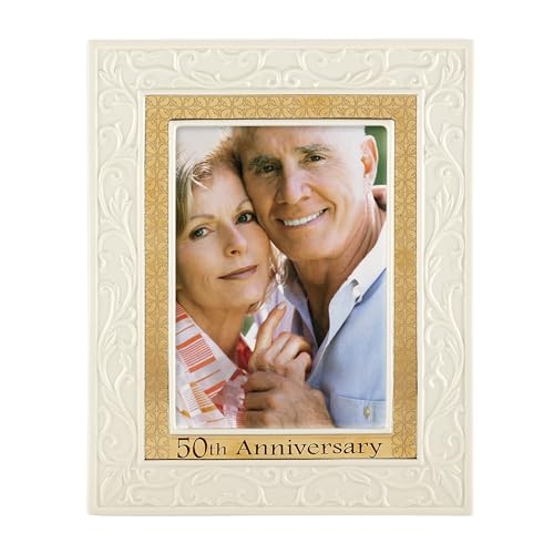 Lenox Portrait Gallery 50th Anniversary Luxury Frame, 5 by 7-Inch - 826478 - Image 1