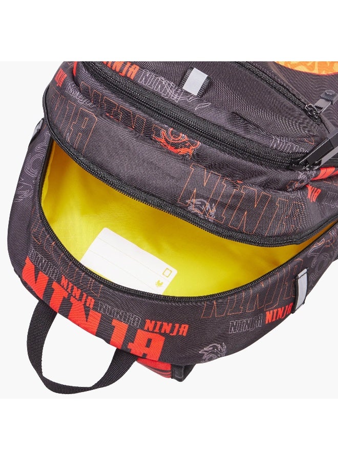 LEGO Ninjago Black Backpack for Boys - Image 4