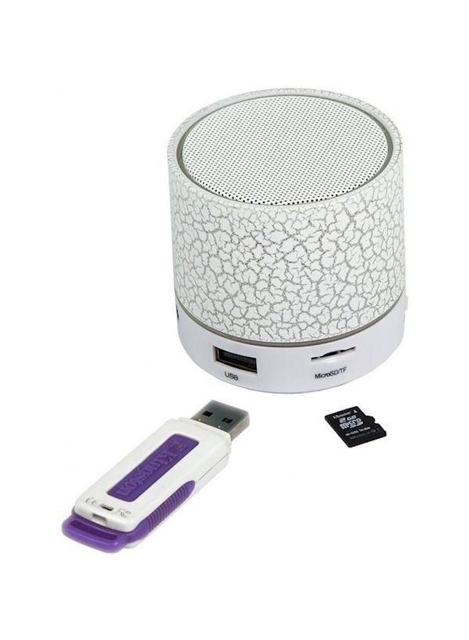 NIBEMINENT Mini Wireless Multimedia Speaker White