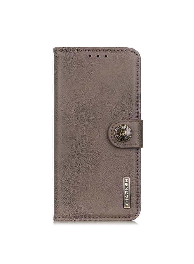 S-TOP Case For Motorola Moto G64 5G KHAZNEH Cowhide Texture Flip Leather Phone Case - Image 3