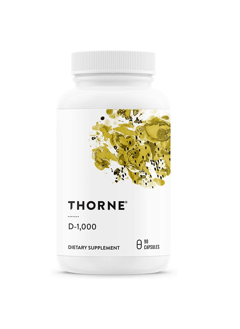 Thorne - D-1000 - 90 Capsules Dietary Supplement 90 Capsules - Image 1