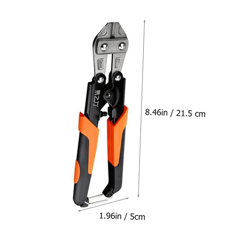 Rebar Cutter Wire Scissors Steel Spring Bolt Plier Diy Repairing Tool Orange Handle - Image 2