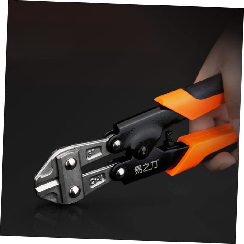 Rebar Cutter Wire Scissors Steel Spring Bolt Plier Diy Repairing Tool Orange Handle - Image 4