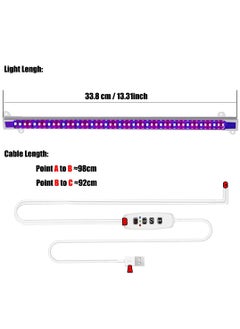 SYOSI LED Plant Grow Light Strips, Full Spectrum Grow Light for Indoor Plants with Auto ON and Off Timer, 10 Dimmable Levels with 48 LEDs, Sunlike Grow Lamp for Seedlings Hydroponics - pzsku/Z550934DF2616CFABF3DAZ/45/_/1701943223/5cb679a8-ecd9-4547-bc7f-1e08fb308bb8