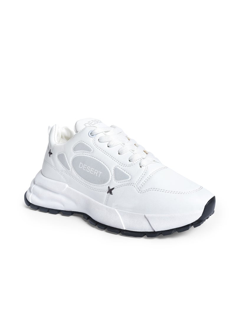 Desert Chaunky Sole Fashion Lace-up Sneakers For Men - Image 1