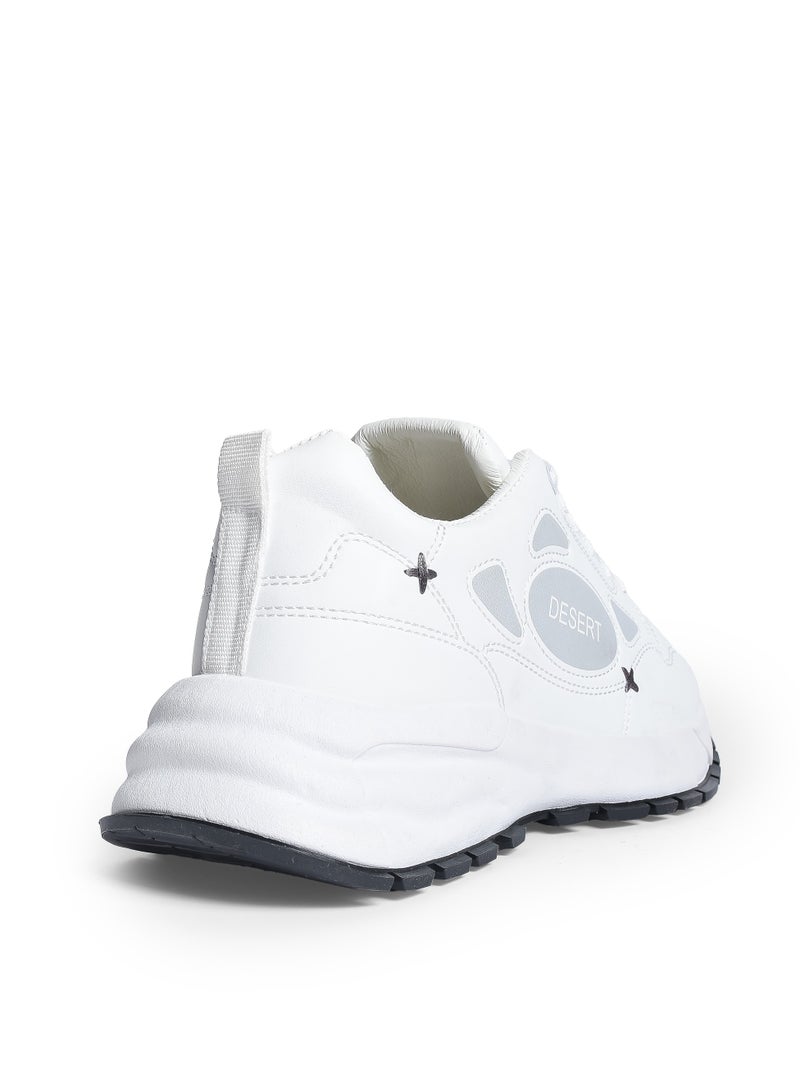 Desert Chaunky Sole Fashion Lace-up Sneakers For Men - Image 5