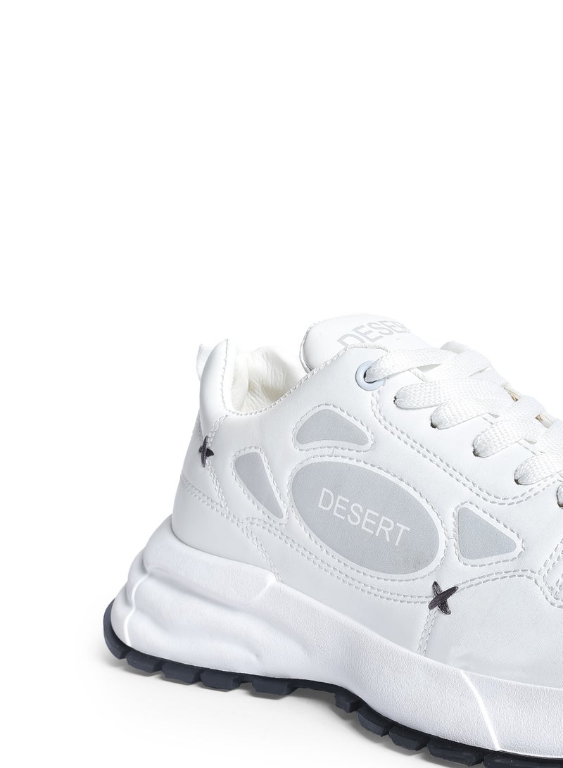 Desert Chaunky Sole Fashion Lace-up Sneakers For Men - Image 3