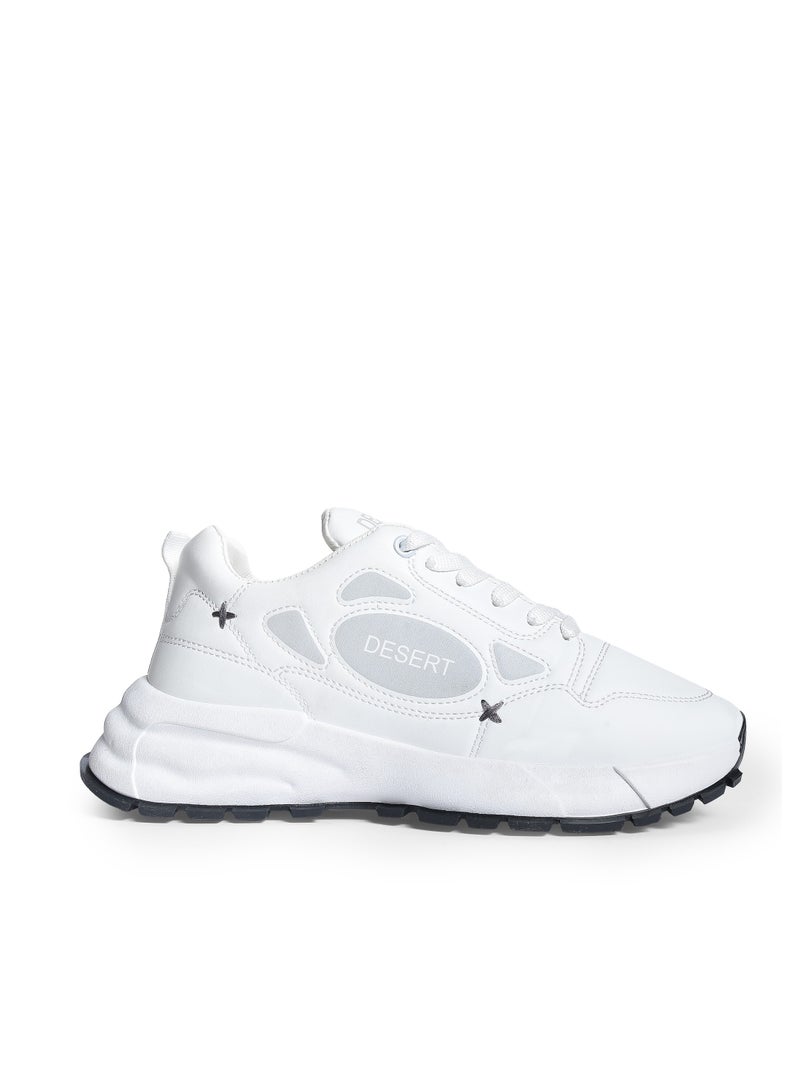 Desert Chaunky Sole Fashion Lace-up Sneakers For Men - Image 2