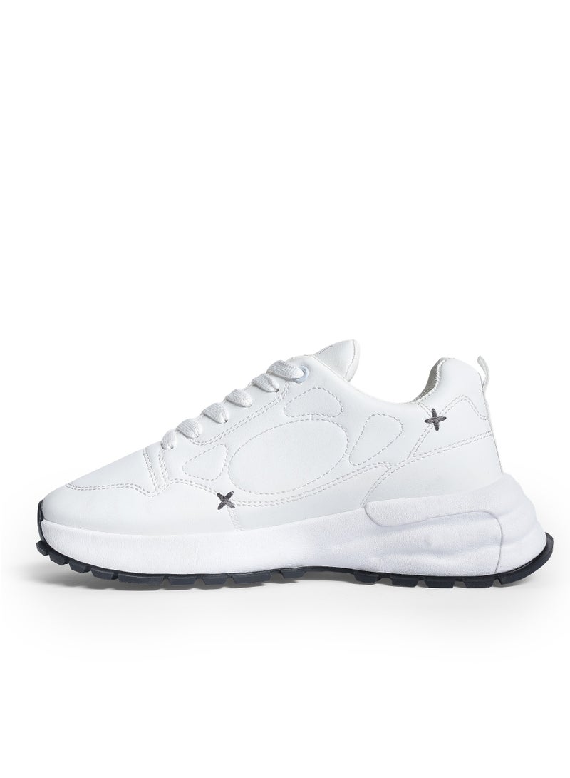 Desert Chaunky Sole Fashion Lace-up Sneakers For Men - Image 4