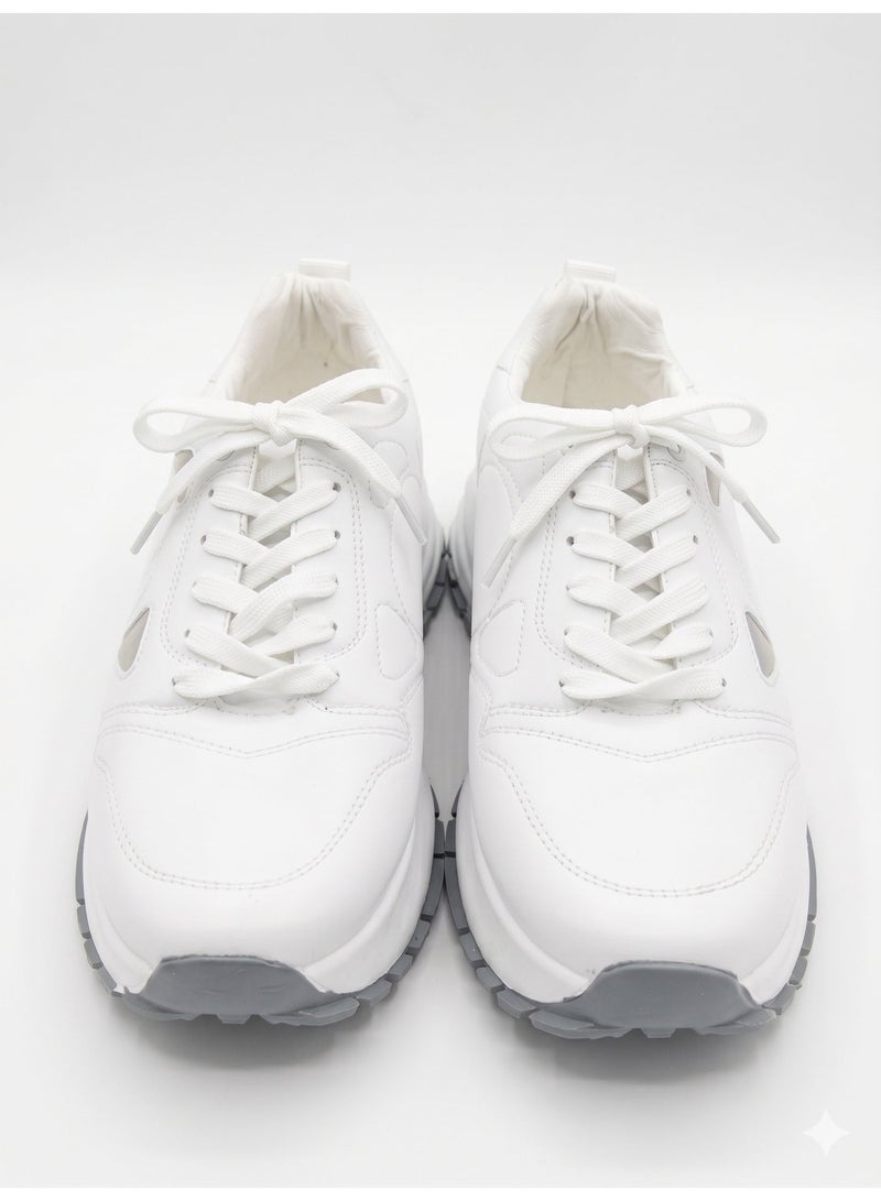 Chaunky Sole Fashion Lace-up Sneakers For Men