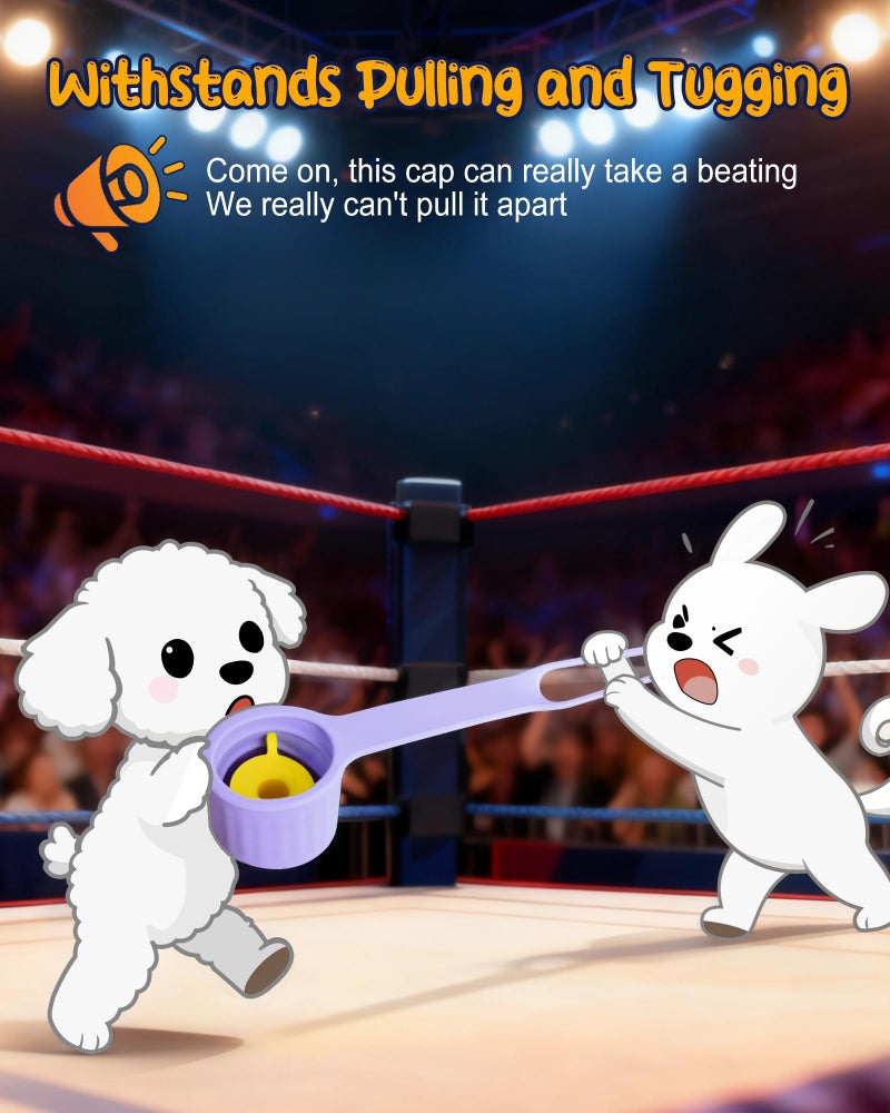 Redsack 6-Packs Silicone Water Jug Cap, 2/3/4/5 Gallon Leak-Proof Replacement Cap for 55mm & 60mm Bottle Cap Standard/Screw/Crown Tops, Dishwasher Safe & BPA-Free (Mixed color, 6 PACKS) - Image 3