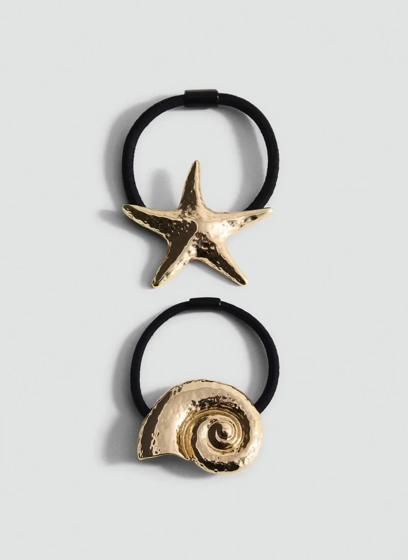 مانجو Set Of Marine-Design Hair Bands