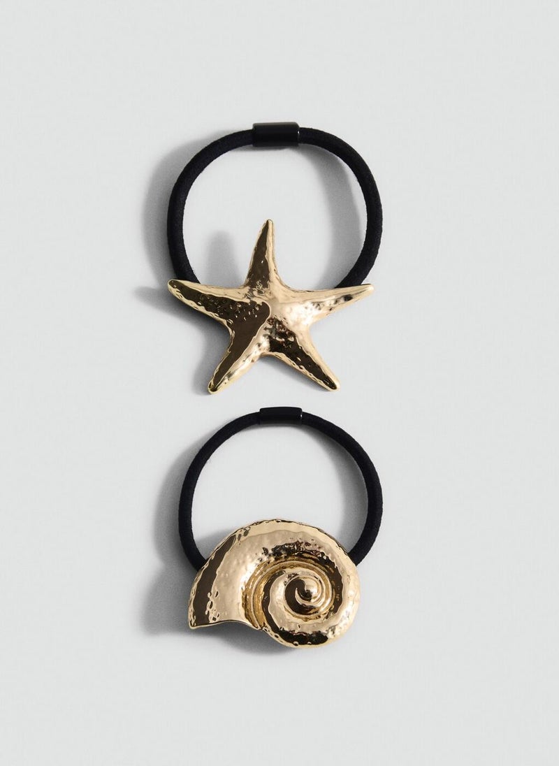 MANGO Set Of Marine-Design Hair Bands  - Image 1