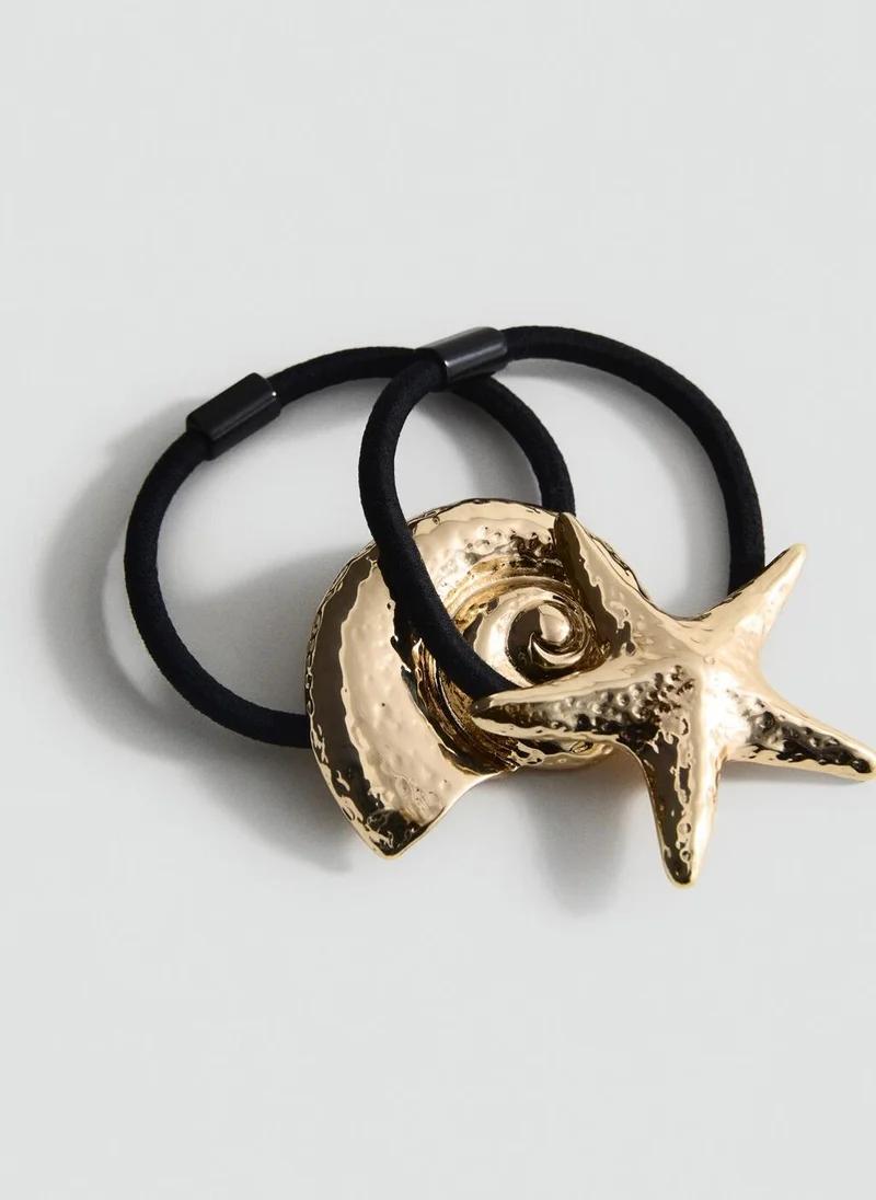 مانجو Set Of Marine-Design Hair Bands