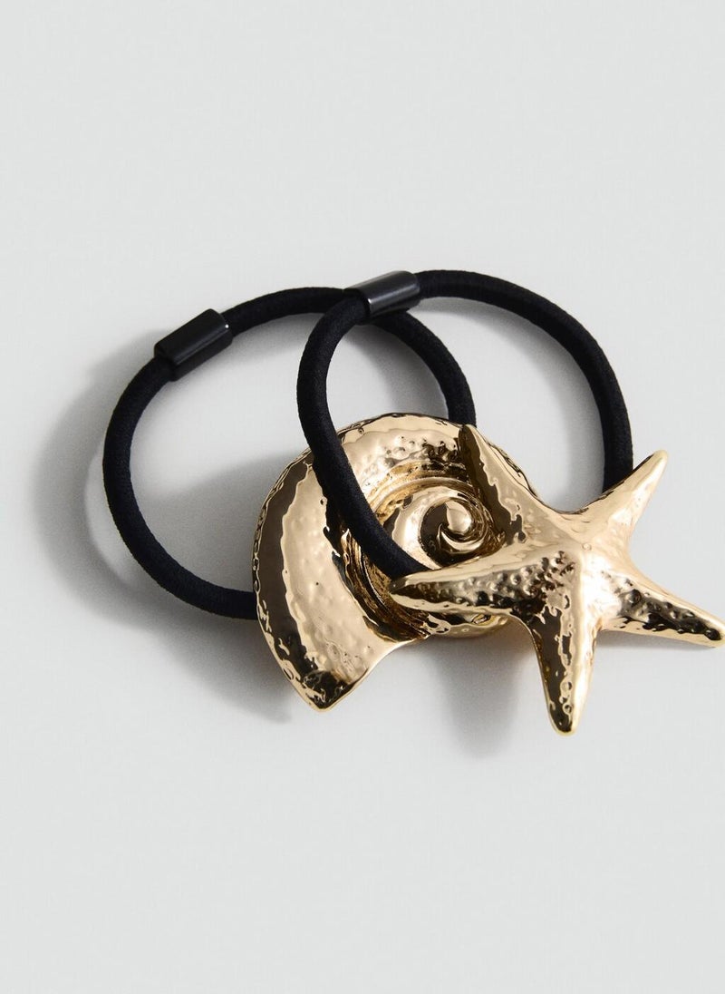 MANGO Set Of Marine-Design Hair Bands  - Image 2