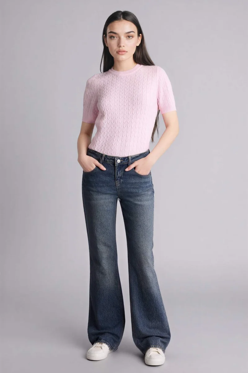 DeFacto Regular Fit Crew Neck Pullover