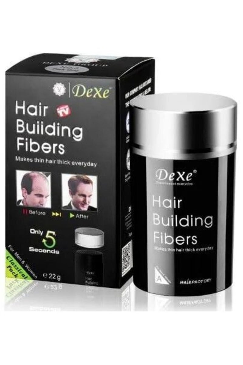 Dexe Hair Building Thickening Fibers black 22grams - Image 1