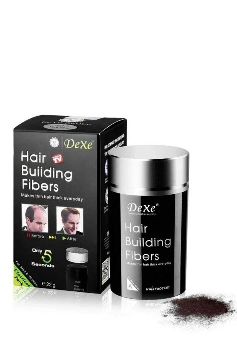 Dexe Hair Building Thickening Fibers black 22grams - Image 2