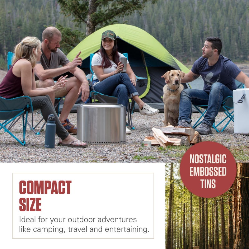 Coleman شمعة كولمان برائحة الصنوبر مع فتيل خشبي برائحة السترونيلا - علبة سعة 6 أونصة - Image 5