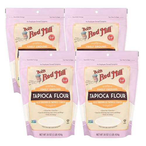 Bob's Red Mill Tapioca Flour, 16oz (Pack of 4) - Non GMO, Vegan, Paleo Friendly, Kosher - Image 1