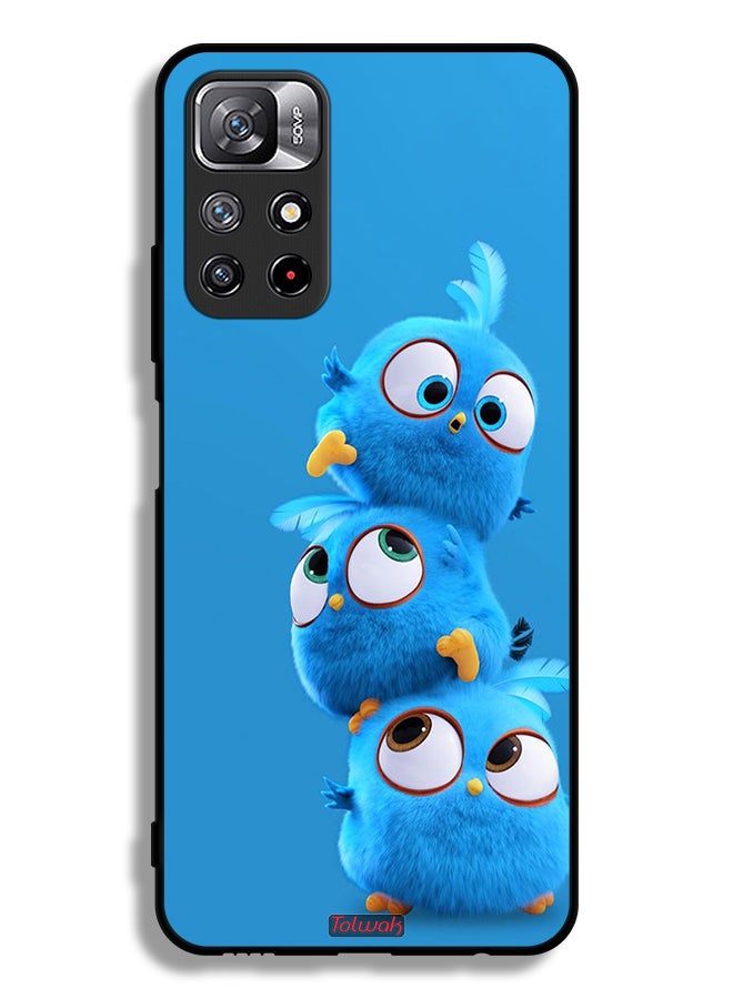 Tolwak غطاء حماية Xiaomi Redmi Note 11 4G مع طيور لطيفة - Image 2