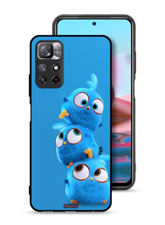 Tolwak غطاء حماية Xiaomi Redmi Note 11 4G مع طيور لطيفة - Image 1