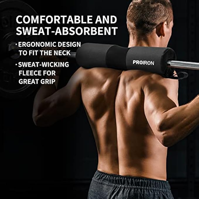 PROIRON Barbell Squat Pad - Adjustable Neck & Shoulder Protective Pad With Oxford Fabric Non-Slip Surface Foam Sponge Pad For Squats, Lunges, Hip Thrusts, Weight Lifting & More - Image 5