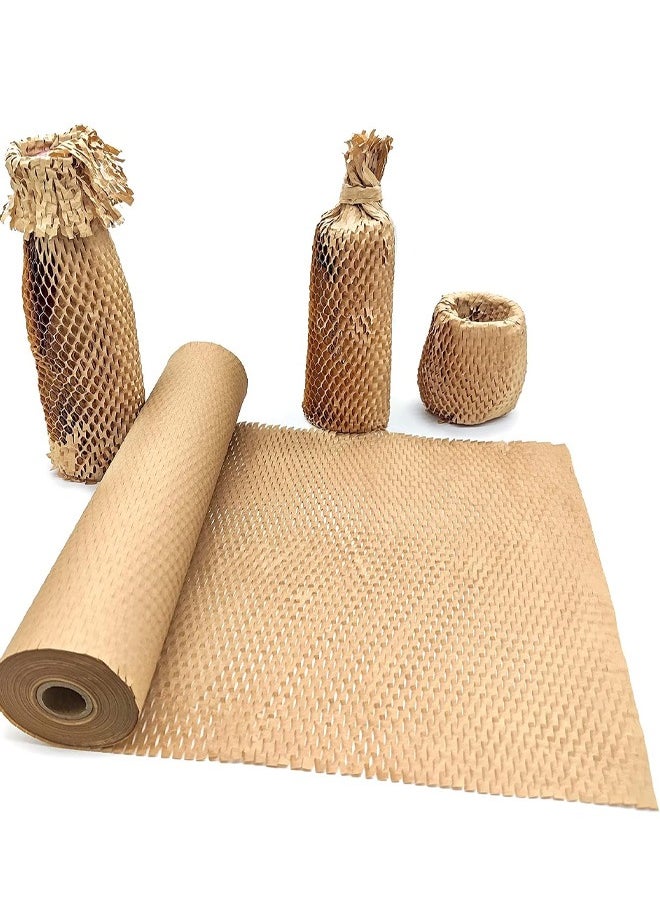 Taimi - Honeycomb Packing Paper Packing Paper Substitute Alternative for Bubble Cushioning Wrap for Moving Shipping Packaging, Recyclable Moving Supplies Bubble Packing Wrap Protective Roll Size 50cmX50m - Image 1