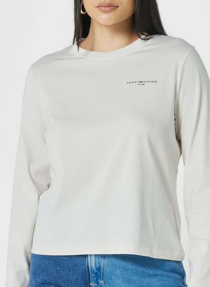TOMMY HILFIGER Crew Neck Logo T-Shirt