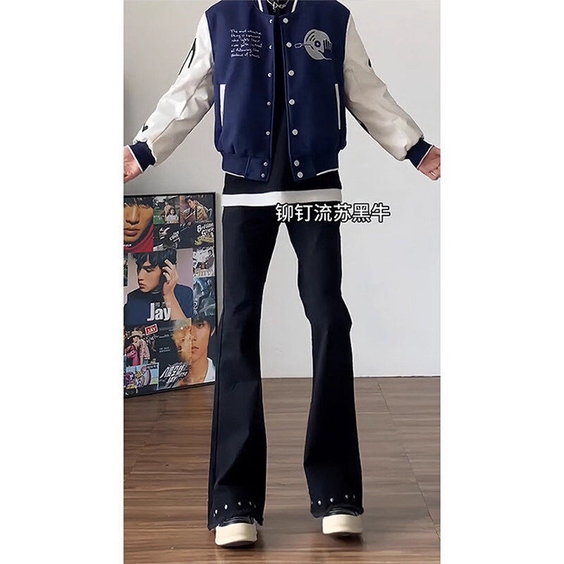Unisex Casual Daily Denim Jeans - Image 4