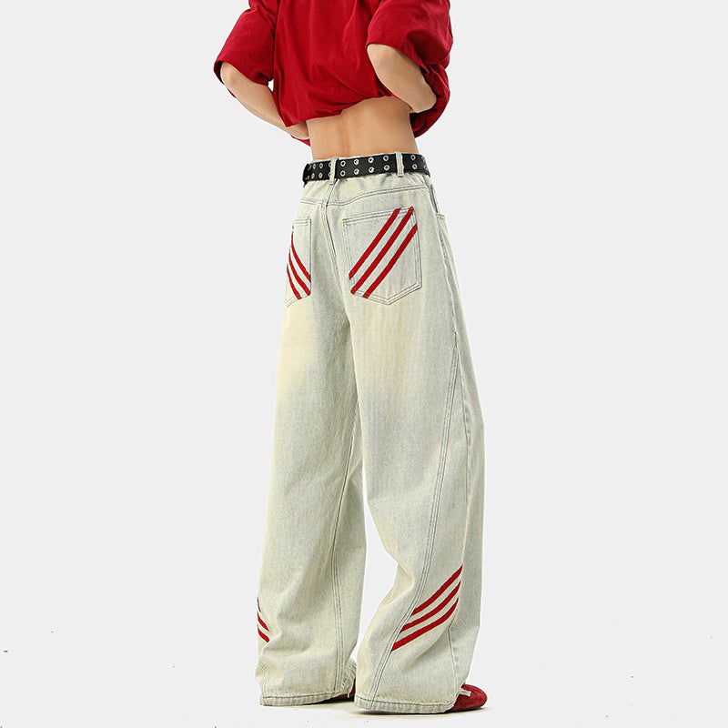 Unisex Casual Daily Denim Jeans - Image 1