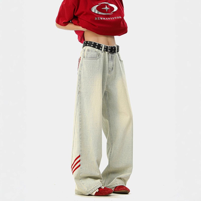 Unisex Casual Daily Denim Jeans - Image 3