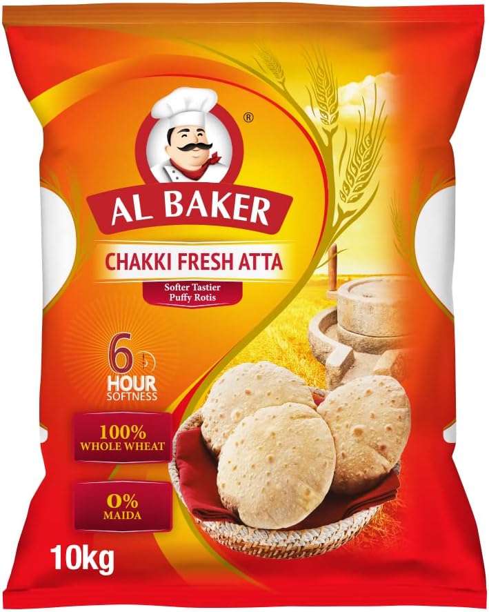 Al Baker Chakki Fresh Atta 10 kg - Image 1