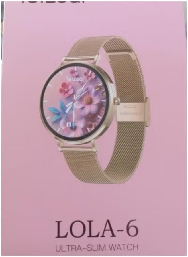 Telzeal LOLA-6 Ultra Slim Ladies Watch – Elegant Lightweight Wristwatch with 3 Interchangeable Straps – Classic Round Dial and Minimalist Design for Women & Girls – Perfect Fashion Accessory for Birthdays, Anniversaries, Eid, and Everyday Wear  - Image 1
