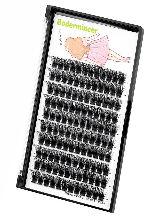 Bodermincer 120 Clusters/box Wide Cluster 3D Effect Glue Bonded Cluster Eyelashes Individual Eyelash Extension Eyelashes Bunches False Eyelashes Home Eyelash Extension (16MM) - Image 5