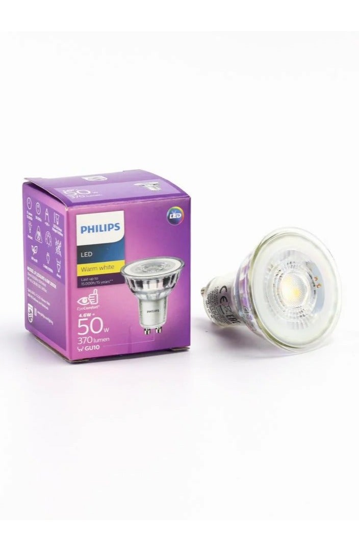 Philips GU10, 4.6W, warm white, Philips (40 Pieces) - Image 1