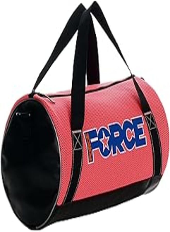 Force Sports Bag Mesh | Durable & Stylish | Gym Workout Travel Beach | 45x25x25 cm | PINK