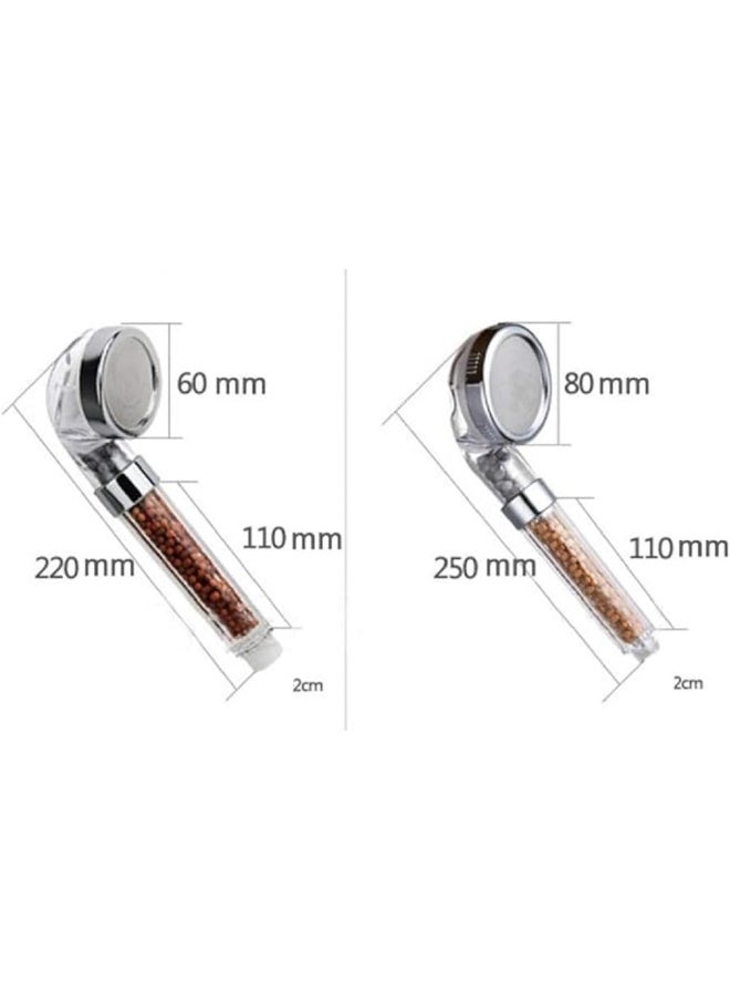 Generic Spa Shower Head with filter High Pressure Turbocharged Water Saving Ionic Handheld Filtration  - Image 3
